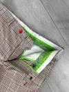 Pantaloni barbati eleganti regular fit carouri B1739 14-2 E~